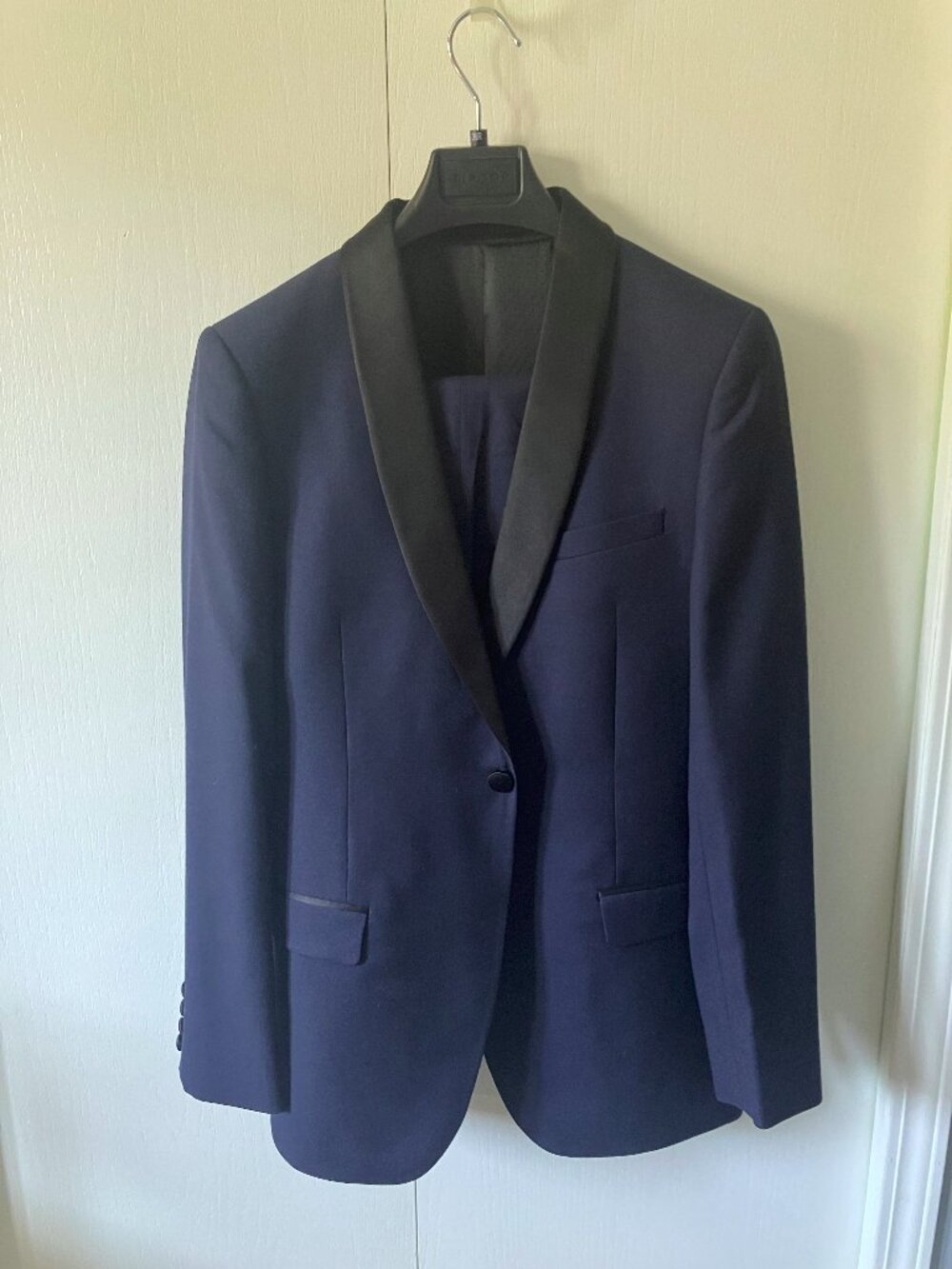 Graftons Dark Blue Tuxedo Jacket with Pants